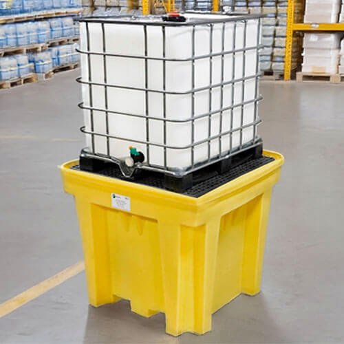tarima para control de derrames de IBC 
